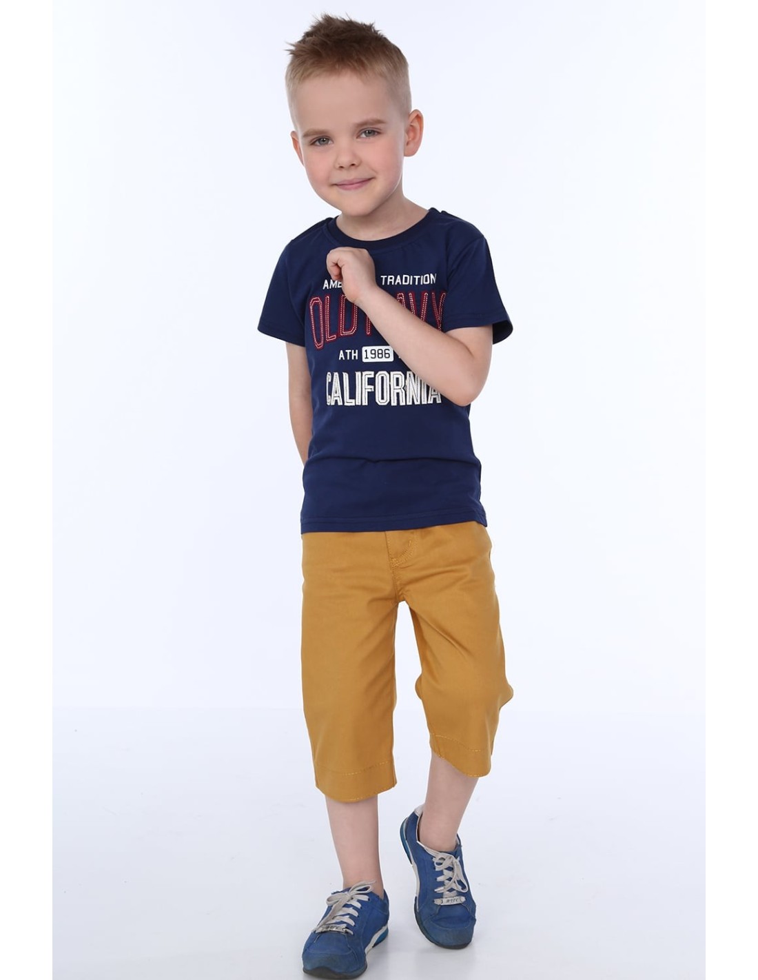 3/4-Hose für Jungen in Honigfarbe NDZ2006 – Online-Shop – Boutique